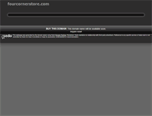 Tablet Screenshot of fourcornerstore.com
